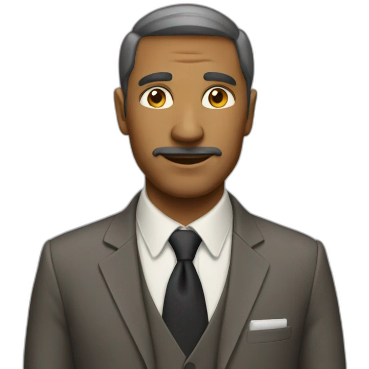 smart man emoji