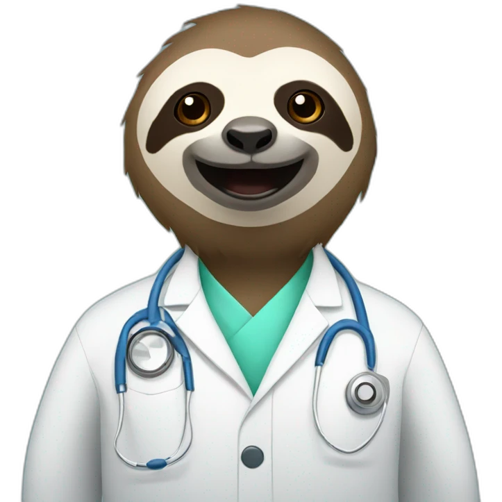 Sloth Doctor emoji