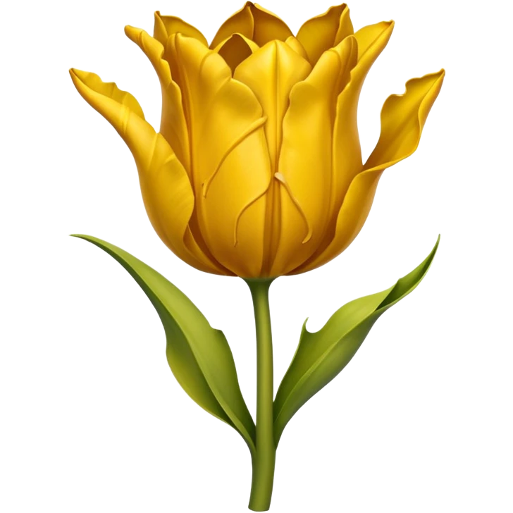 wilted tulip flower yellow dead emoji