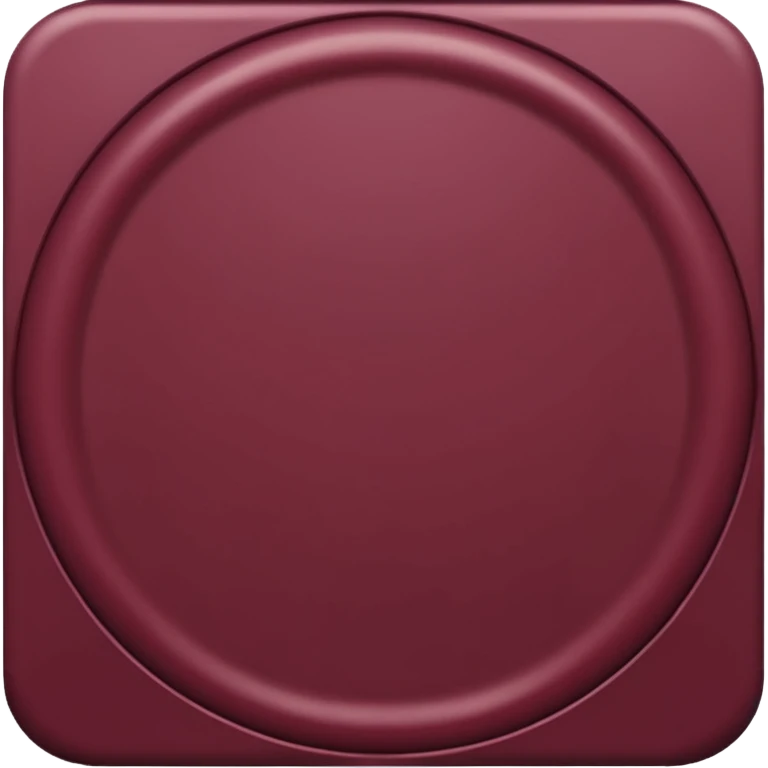 Círculo de color burdeos emoji