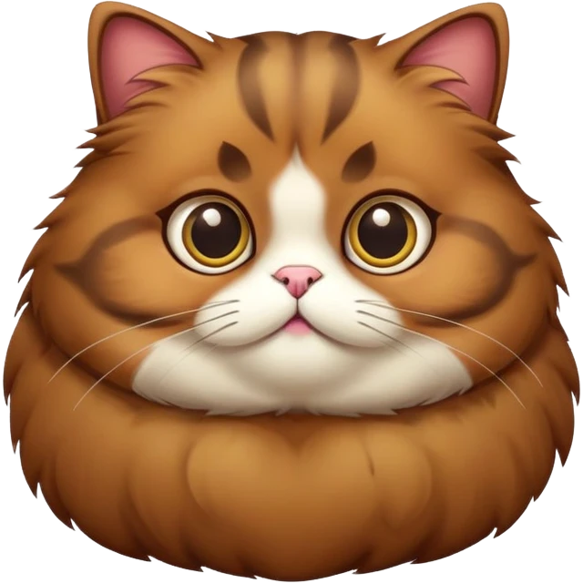 brown fat cat emoji