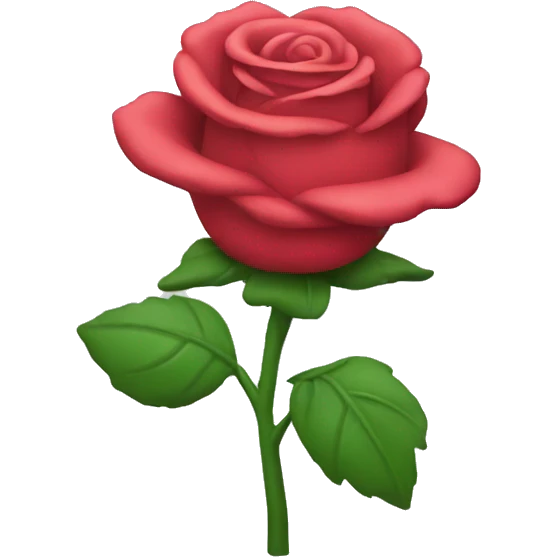 Rose toy emoji