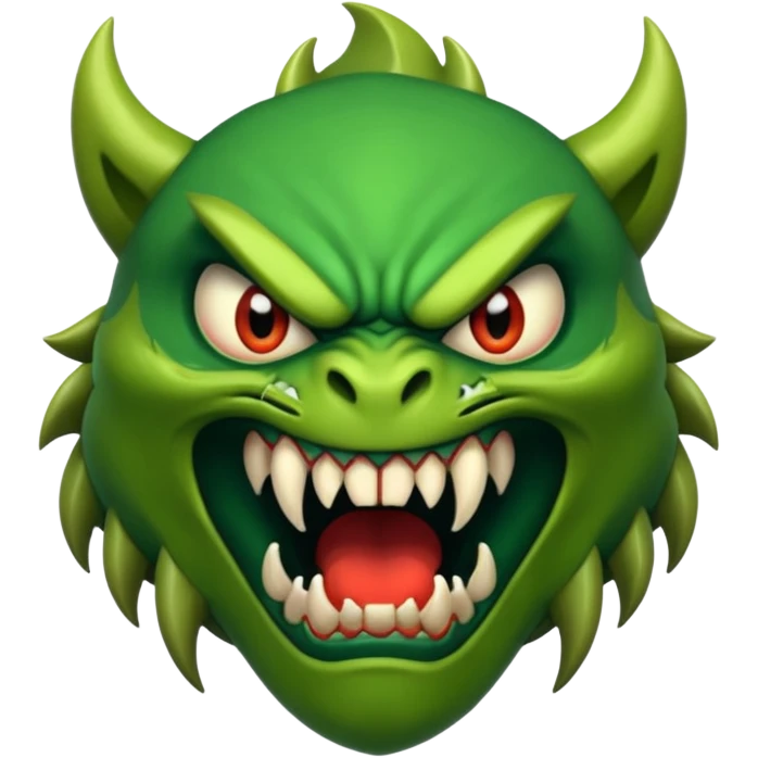 Scary monste emoji