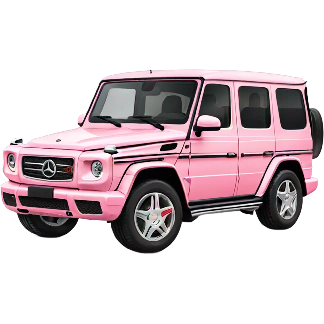 Light pink G wagon emoji
