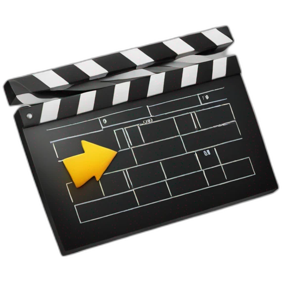 black cinema clap emoji