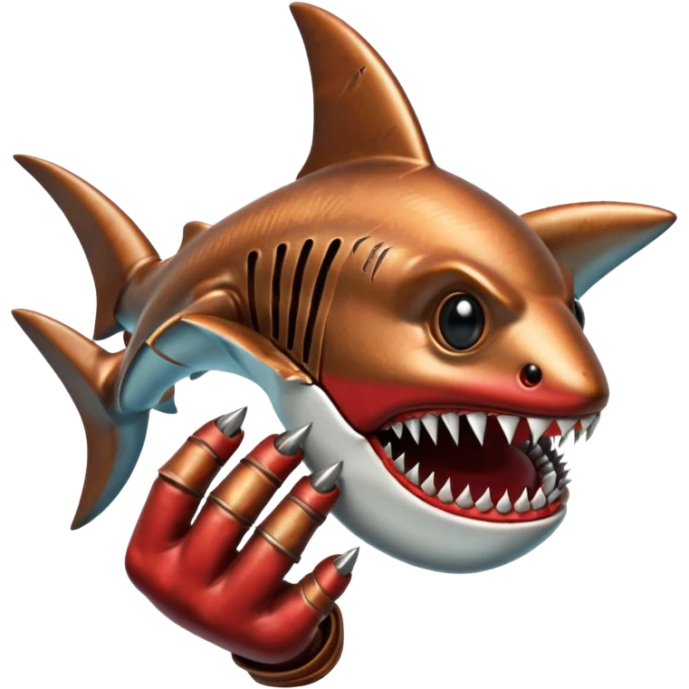 Freddy Krueger shark finger glove emoji