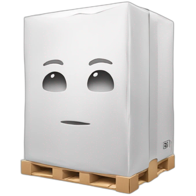 shipping a box white icon emoji