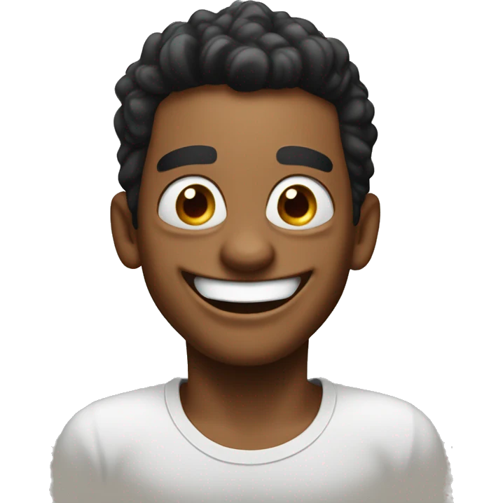Aghama spiderman laughing with big eyes emoji