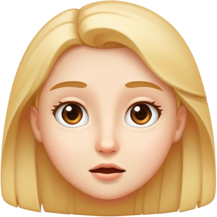 Cute face in awe emoji