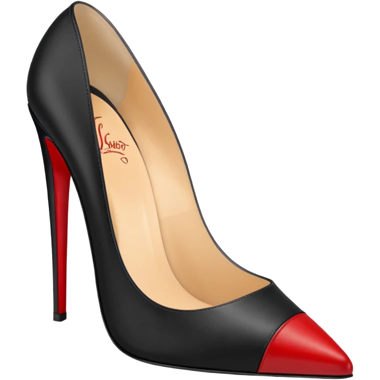 Louboutin heel emoji