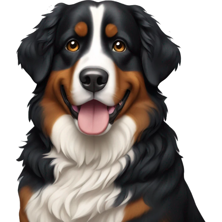 Bernese mountain dog emoji