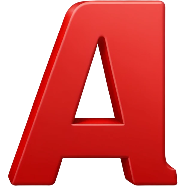 Letter A emoji