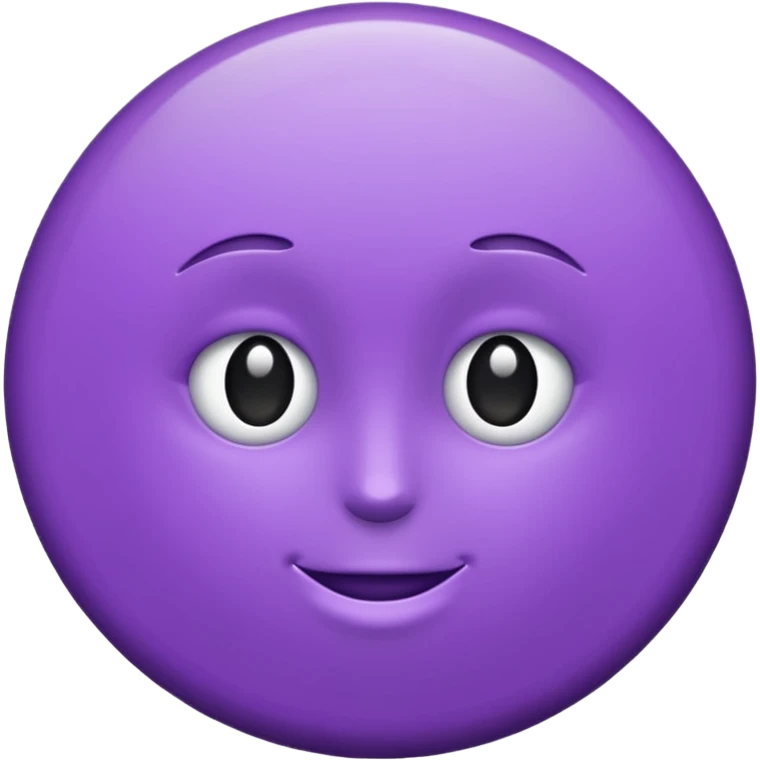 Rond violet normal emoji