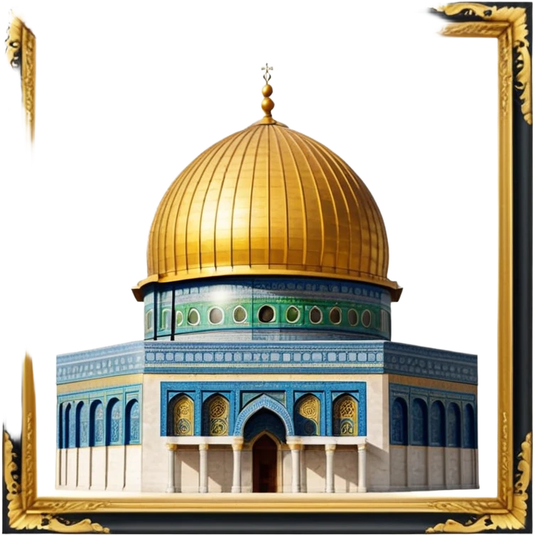 Dome of the rock, Palestine emoji