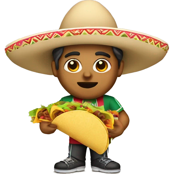 Mexican with tacos  emoji