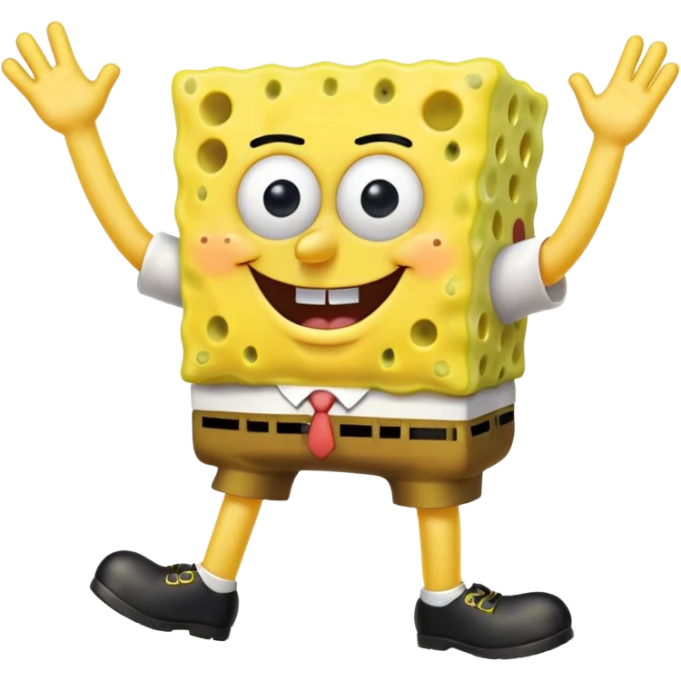 sponge bob squarepants whole body emoji