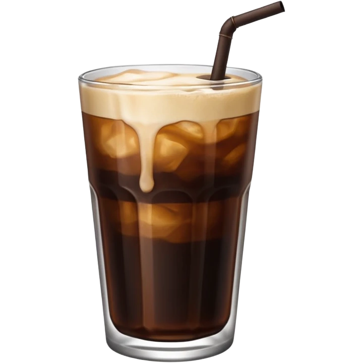 Cold brew caf coffee emoji