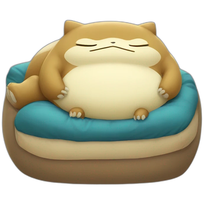 Snorlax sleeping emoji