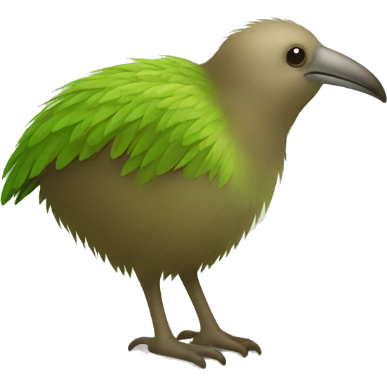 Kiwi bird side view  emoji