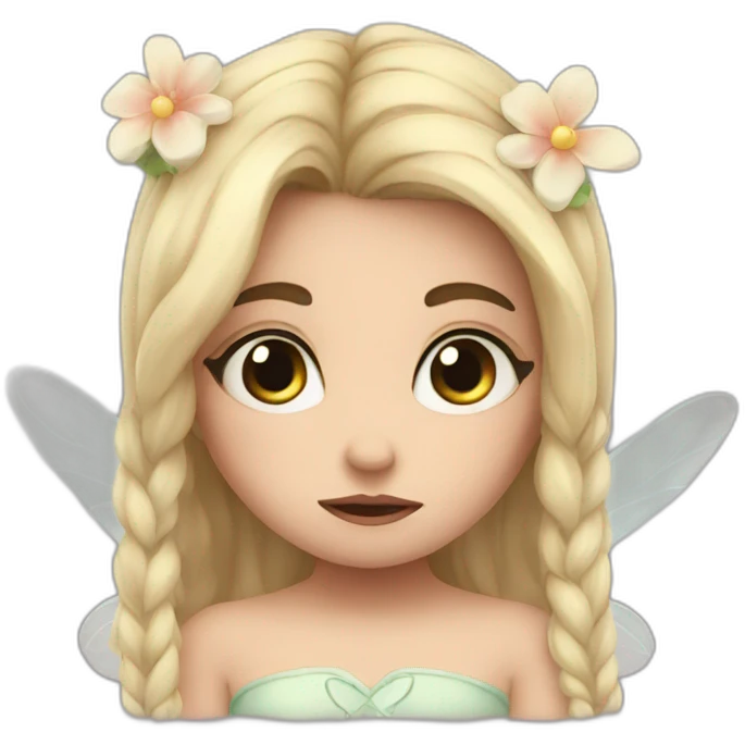 Sadness fairy emoji