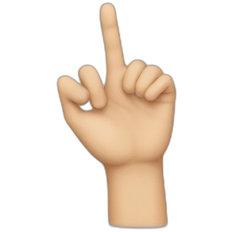 Tesak hand sign emoji