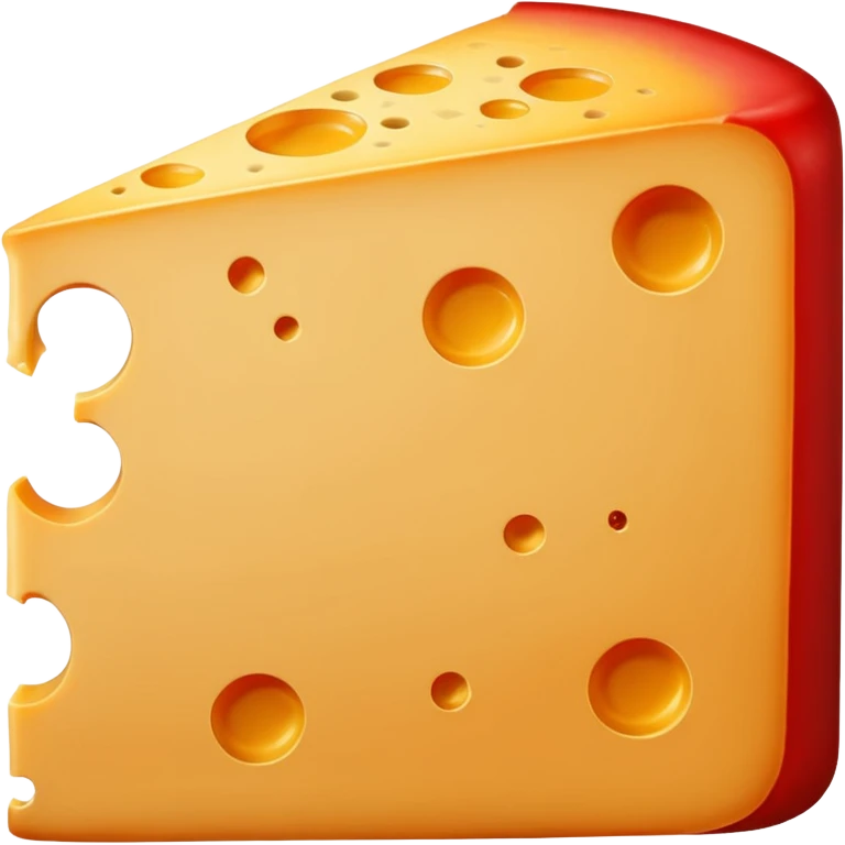 red cheese emoji