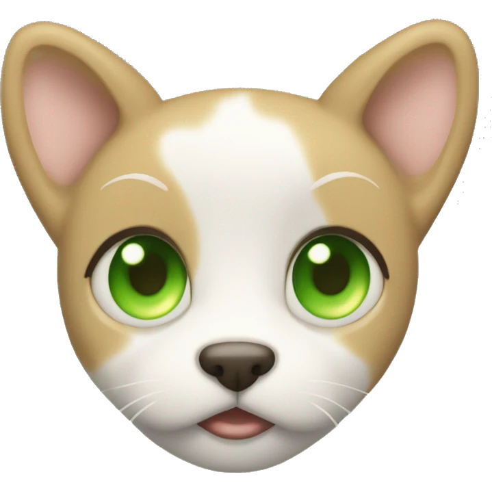 biscuit green eyes sparkles emoji