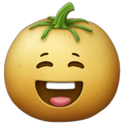 une patate emoji