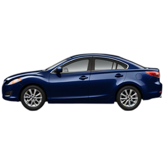 2009 Mazda 6 (side profile) dark blue emoji