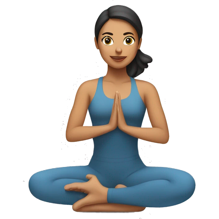latina doing pilates emoji