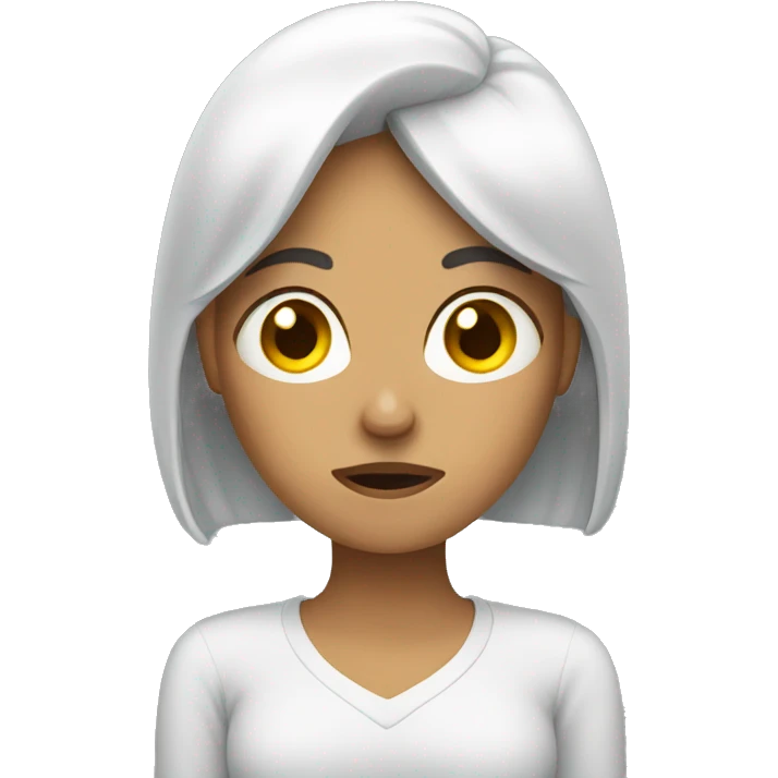 woman bored emoji