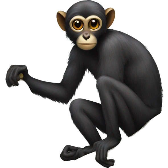 full body spider monkey emoji