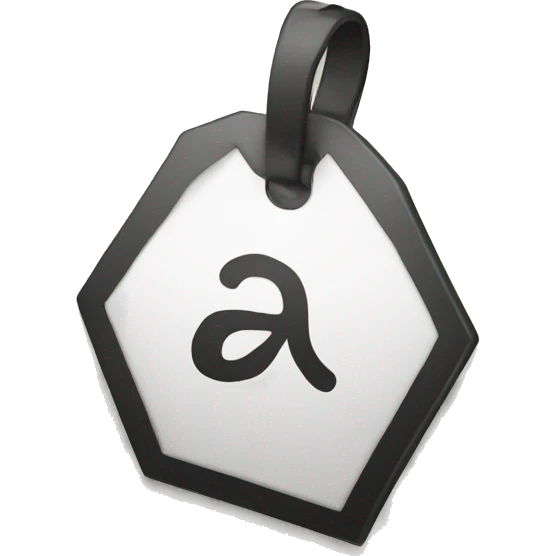 empty price tag emoji