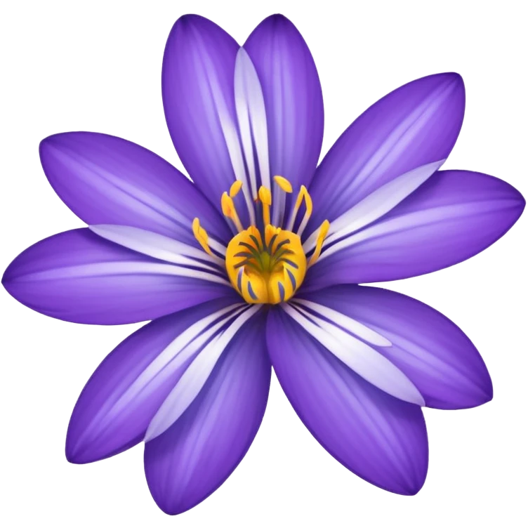 Blue eyed grass flower emoji emoji