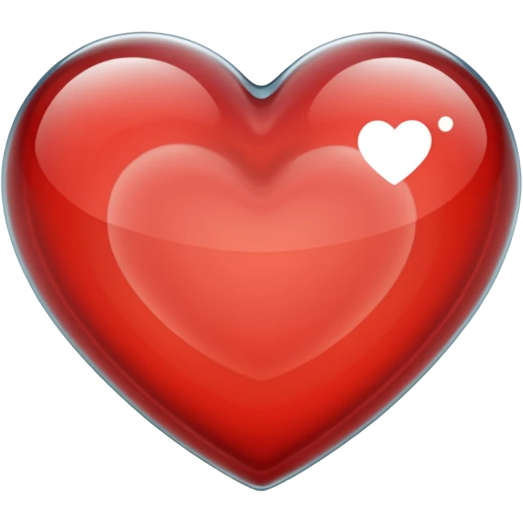 heart with a glass emoji