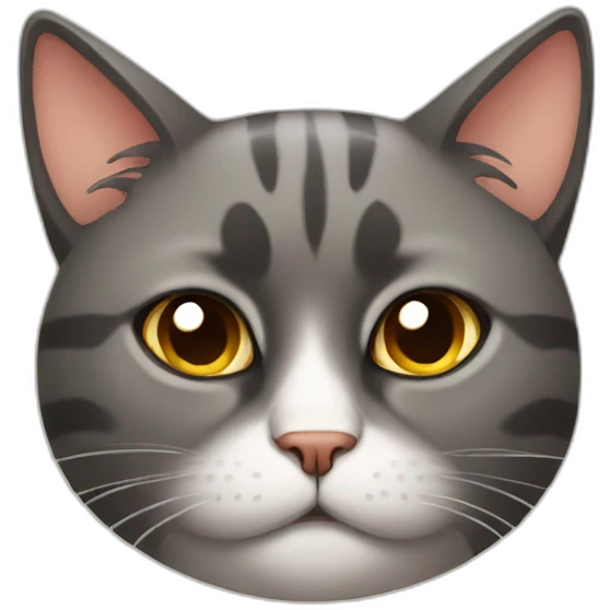 Bored cat emoji
