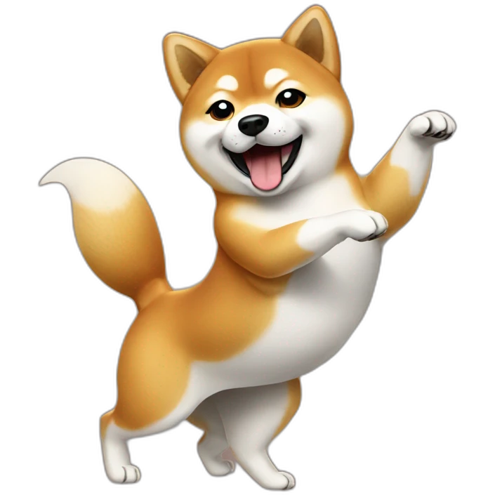 Shiba dancing emoji