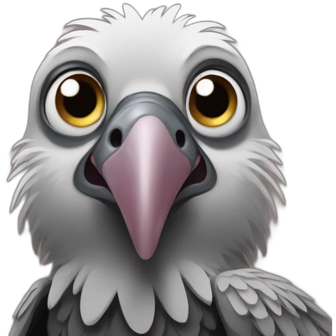 cute vulture emoji