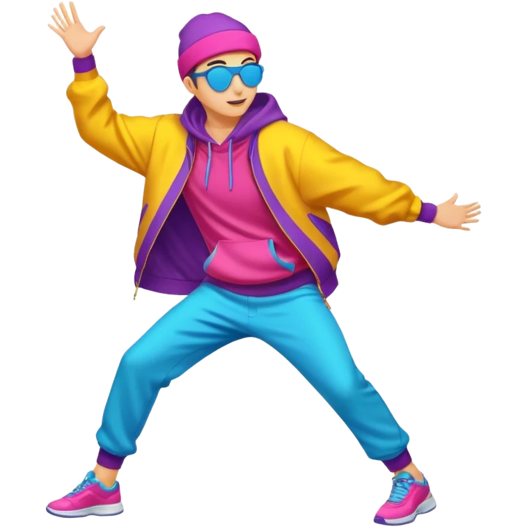 Alternative vibrant scenecore 2000s style emoji
