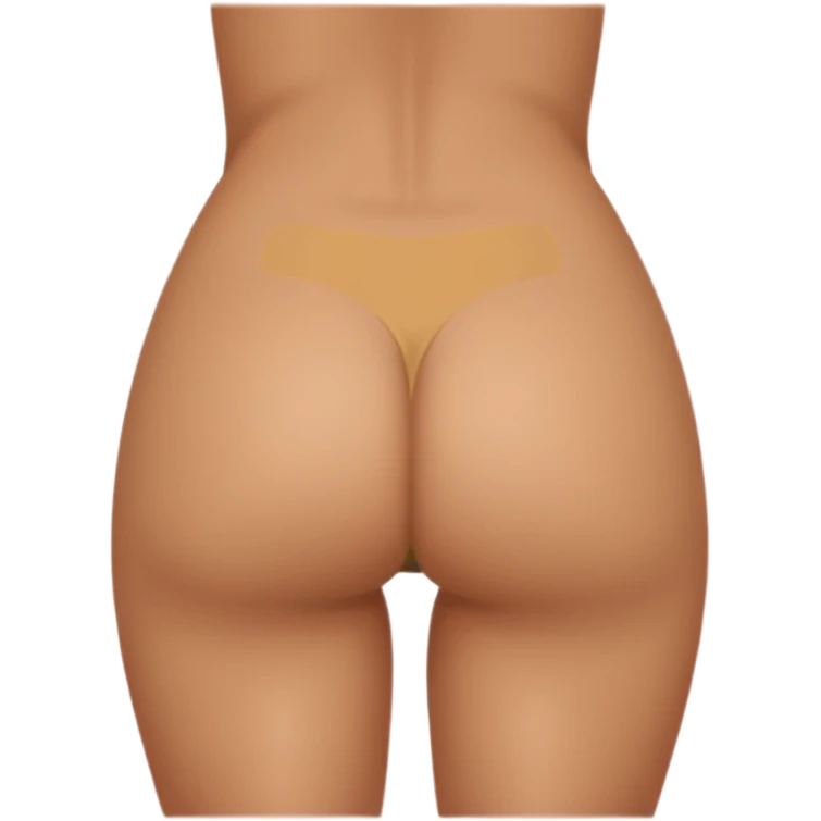 Sexy girl butt cheeks emoji