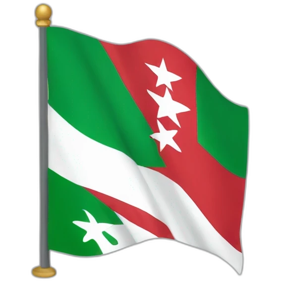 drapeau Madagascar et Reunion emoji