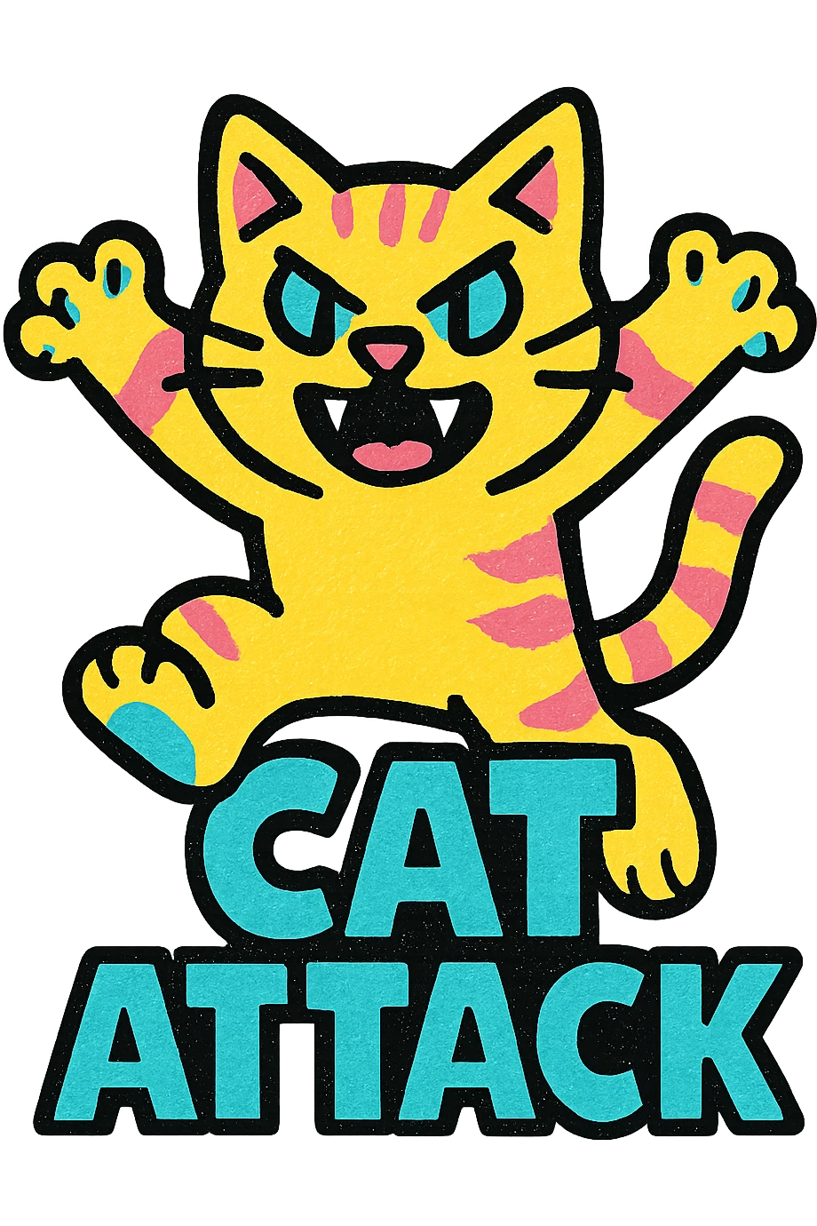 cat attack emoji