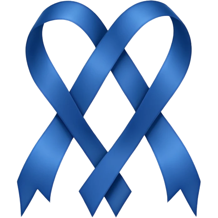 Laço de fita azul marinho  emoji
