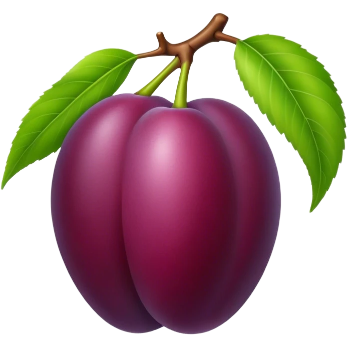 Plum emoji emoji