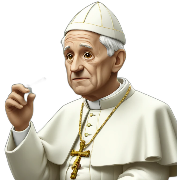 pope-smoking-weed emoji