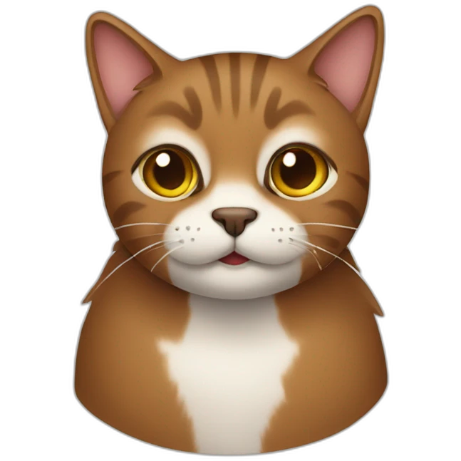 brown cat emoji