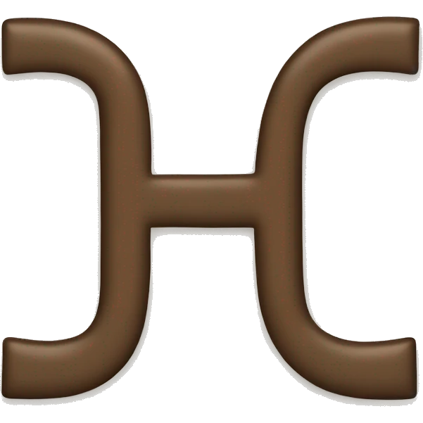 the letter H emoji