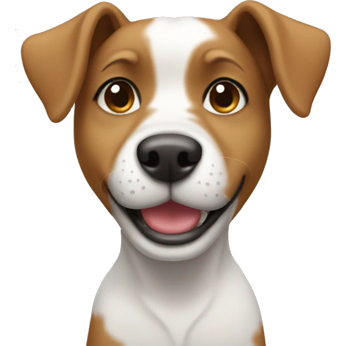 Girl dog emoji