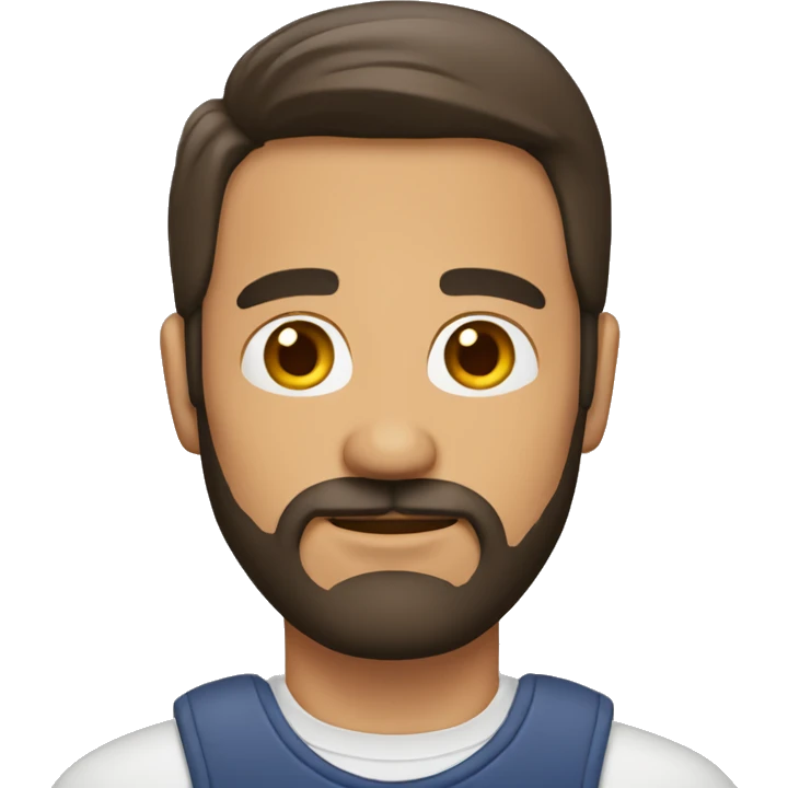 Hombre adulto sin pelo sin barba emoji