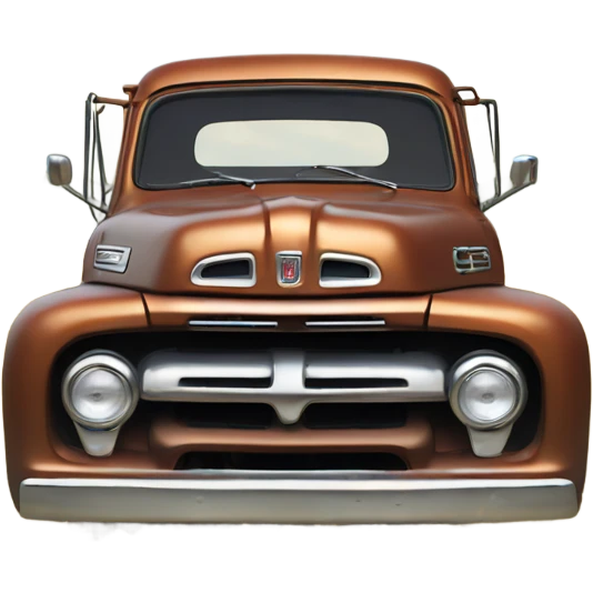 1952 ford pickup rusty in field emoji